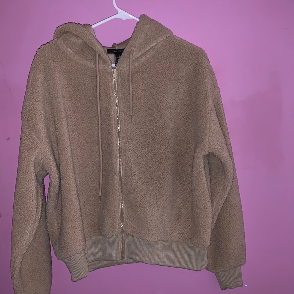 Forever 21 Fuzzy Jacket Size S